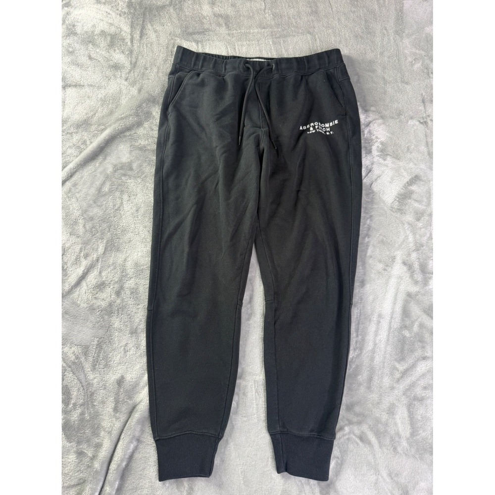 Abercrombie & Fitch & New York, N.Y. Jogger Sweatpants Soft A&F Fleece Mens L